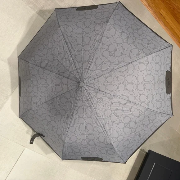 Coach Vintage Signature Umbrella Gray - Picture 3 of 8